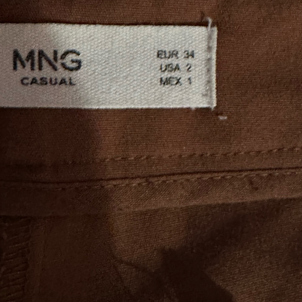 Spartina 449 Brown MNG Bootcut Ponte Pants Mid Rise Back & Front Pockets Sz 2 - Picture 9 of 13
